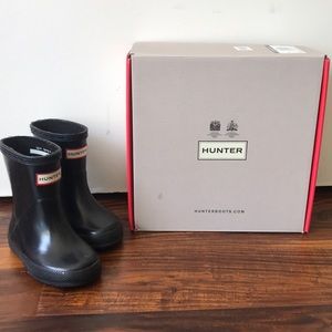 Toddler Hunter rain boots - black